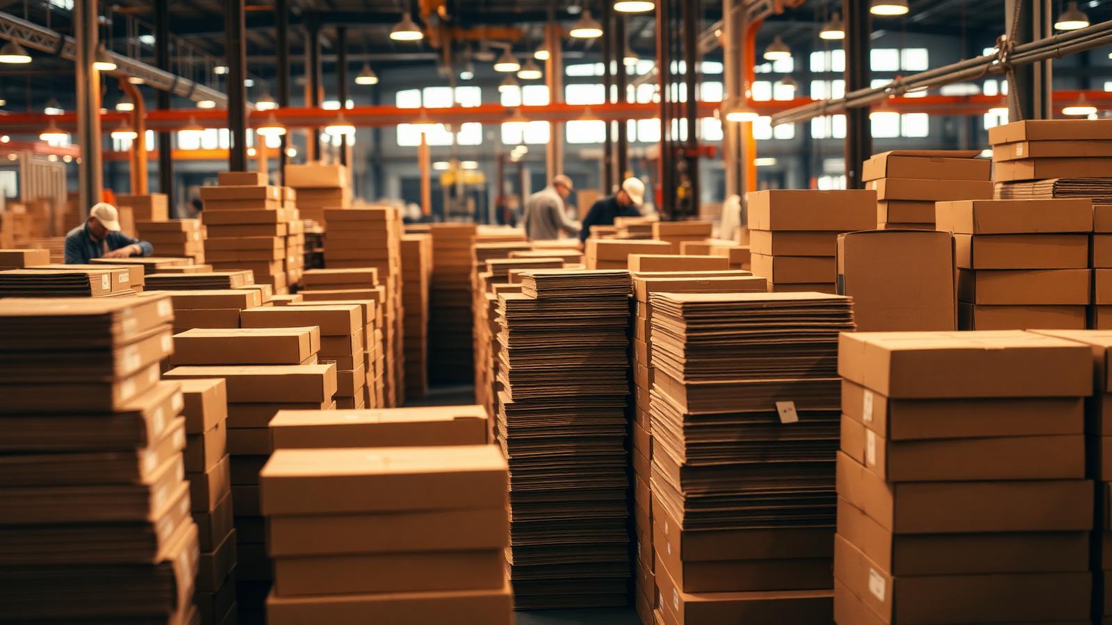 Linha de produção de caixas de cartão da Cartaplast